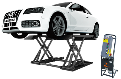 Подъёмник для шиномонтажа, электро стопора, г/п 3т, Everlift EE-MR30